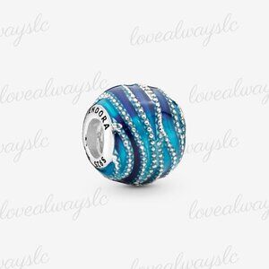 Pandora Blue Wave Charm|Pendant